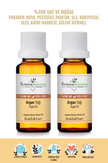 Argan Yağı 2x 20 ml %100 Saf