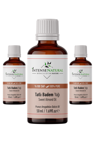 Badem Yağı Tatlı Soğuk Sıkım 50 ml x 3