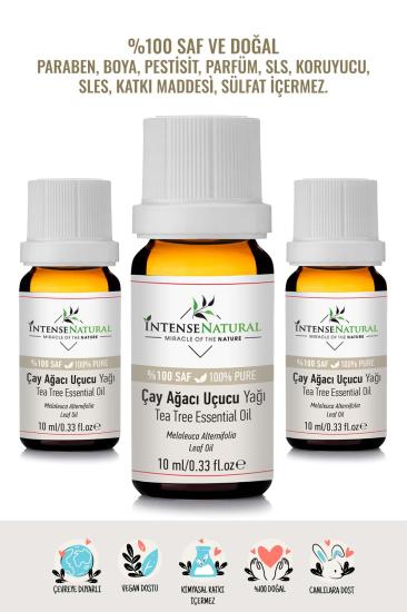 Çay Ağacı Uçucu Yağı 3x 10 ml Doğal 