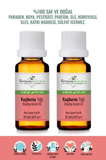 Kuşburnu Çekirdeği Yağı 2x 20 ml %100 Saf