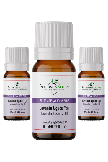 Lavanta Uçucu Yağı 3x 10 ml %100 Saf Doğal 