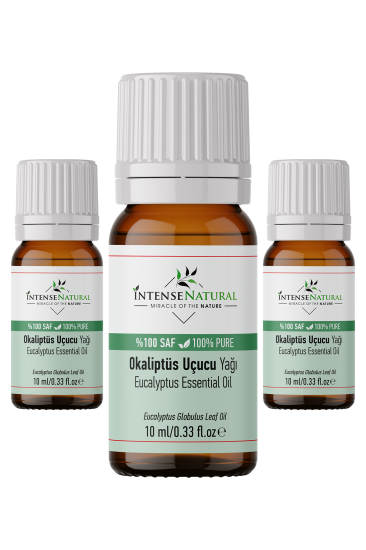 Okaliptüs Uçucu Yağı 3x 10 Ml %100 Saf 