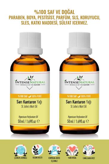Sarı Kantaron Yağı %100 Saf ve Doğal 2x 50 ml