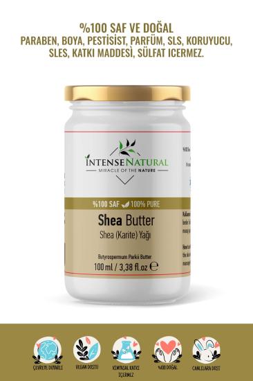 Shea Butter Soğuk Sıkım 100 ml %100 Saf 