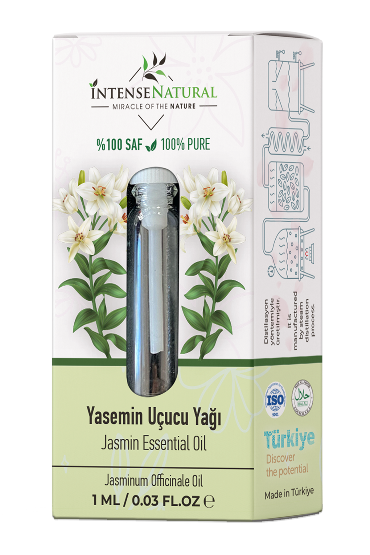 Yasemin Uçucu Yağı 1 ml %100 Saf ve Doğal Jasmine Essential Oil